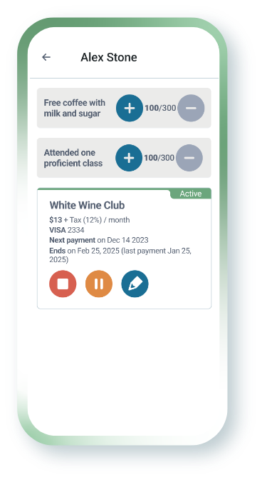 Subscriptions and paid memberships from Loyalzoo